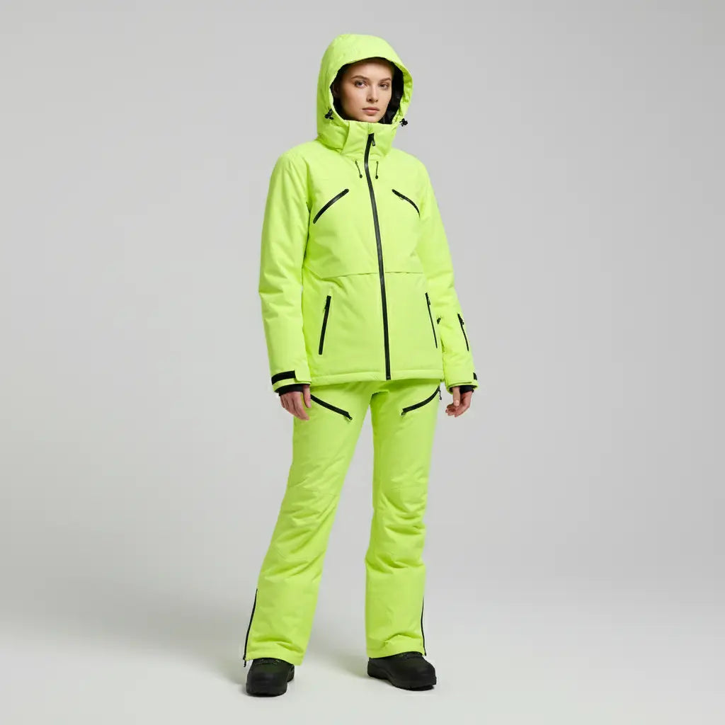 MunaWear - Ski Suits - Noelle – Stylish Women's Ski Suit With Waterproof Features For Winter Sports - 