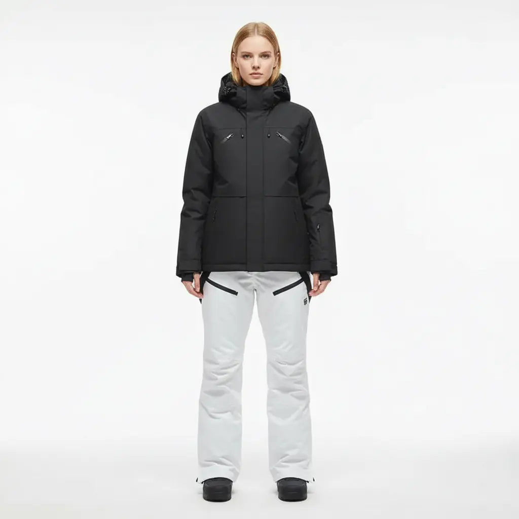 MunaWear - Ski Suits - Noelle – Stylish Women's Ski Suit With Waterproof Features For Winter Sports - 