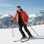 MunaWear - Ski Suits - Waryn – Thermal Waterproof Unisex Ski Suit for Ultimate Comfort and Protection - Orange / 3XL