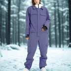 MunaWear - Ski Wear - Varo – Waterproof Ski Jumpsuit For Women With Hood For Winter Sports - 