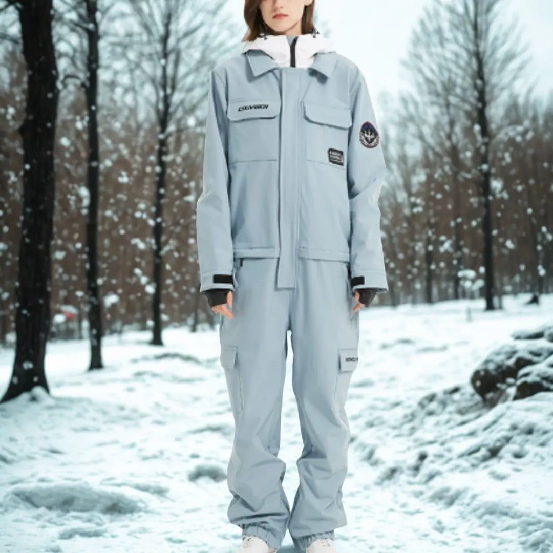 Varo – Waterproof Ski Jumpsuit For Women With Hood For Winter Sports