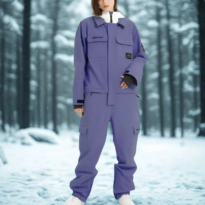 Varo – Waterproof Ski Jumpsuit For Women With Hood For Winter Sports