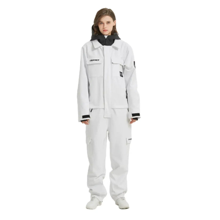 Varo – Waterproof Ski Jumpsuit For Women With Hood For Winter Sports