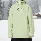 MunaWear - Ski & Snowboard Apparel - Seth – Premium Men's Ski Suit With Windproof Design For Winter Sports Adventures - Light Green / XL