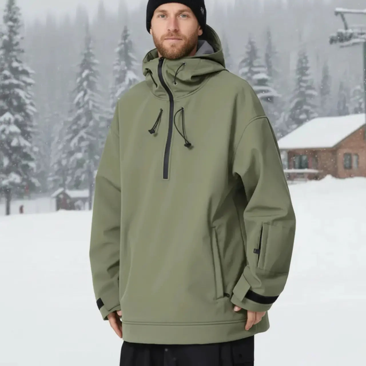 MunaWear - Ski & Snowboard Apparel - Seth – Premium Unisex Ski Jacket With Windproof Design For Winter Sports Adventures - 