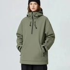 MunaWear - Ski & Snowboard Apparel - Seth – Premium Unisex Ski Jacket With Windproof Design For Winter Sports Adventures - Army Green / XL