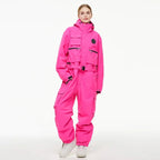 Vynar– Insulated Women's Ski Suit With Water-Resistant Fabric For Snow Sports- Pink