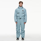 Vynar – Insulated Women's Ski Suit With Water-Resistant Fabric For Snow Sports- Light Blue