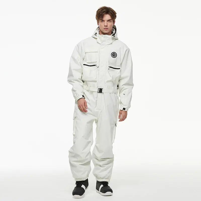 Vynar – Insulated Women's Ski Suit With Water-Resistant Fabric For Snow Sports- White