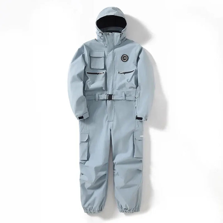 Vynar – Insulated Women's Ski Suit With Water-Resistant Fabric For Snow Sports- Light Blue