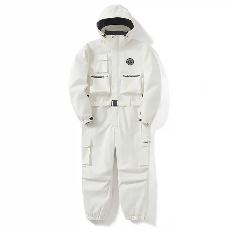 Vynar – Insulated Women's Ski Suit With Water-Resistant Fabric For Snow Sports- White