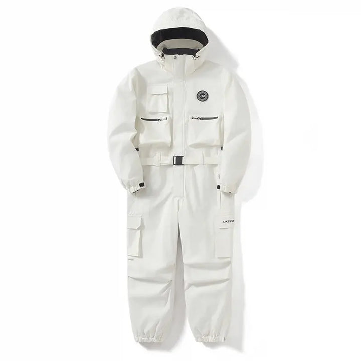 Vynar – Insulated Women's Ski Suit With Water-Resistant Fabric For Snow Sports- White