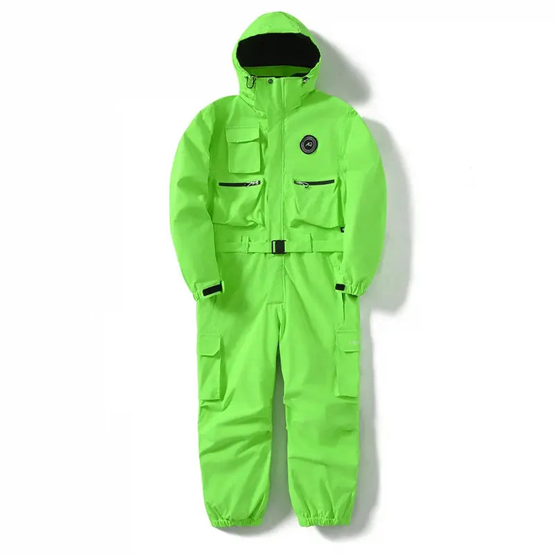 Vynar – Insulated Women's Ski Suit With Water-Resistant Fabric For Snow Sports- Light Green