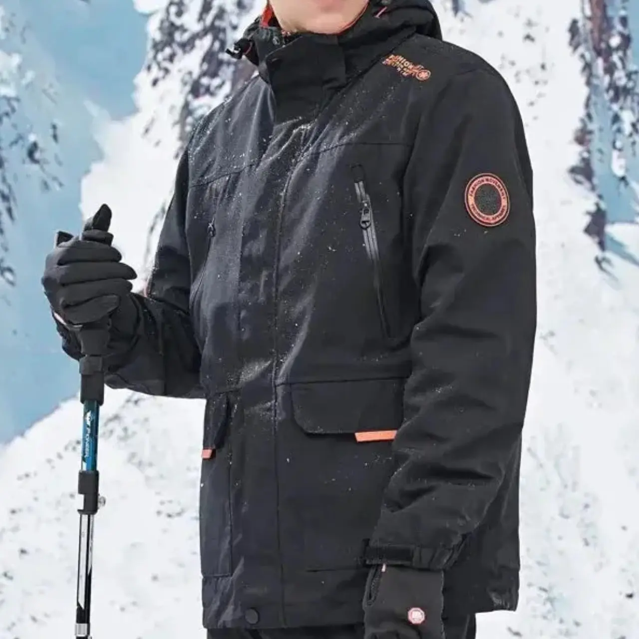 MunaWear - Skiing Clothing - Talon – Waterproof Men's Ski Jacket With 3-in-1 Design For Ultimate Winter Sports Comfort - 