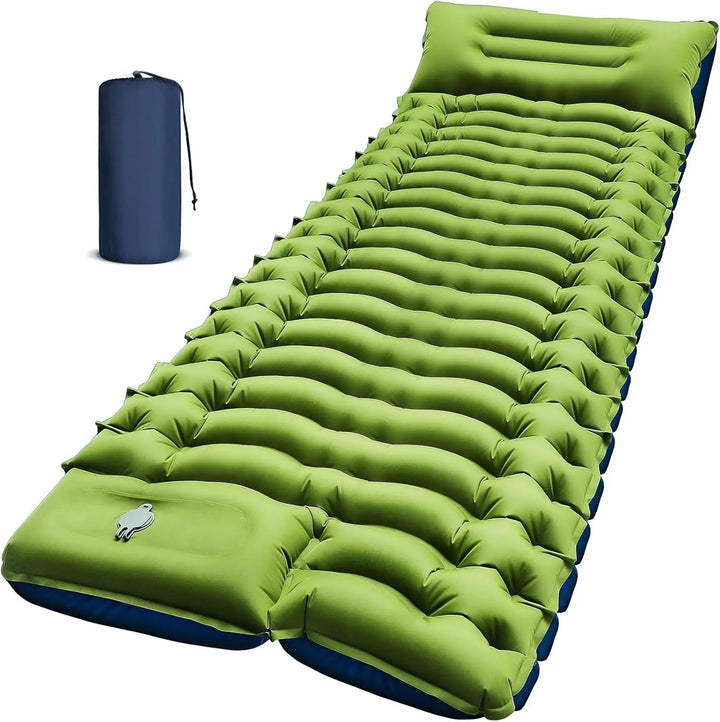 Nira – Super Thick 4-Inch Camping Bed with Built-In Pillow & Pump for Hiking, Tent & Outdoor Sleeping