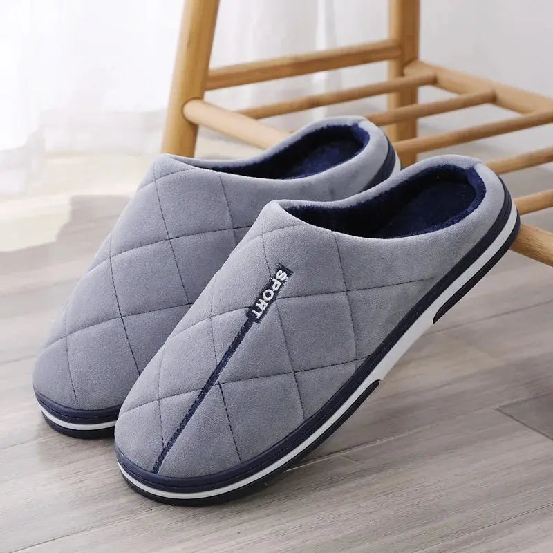 Caden - Cozy Men's Cotton Slippers With Extra Comfort For Home Relaxation 3