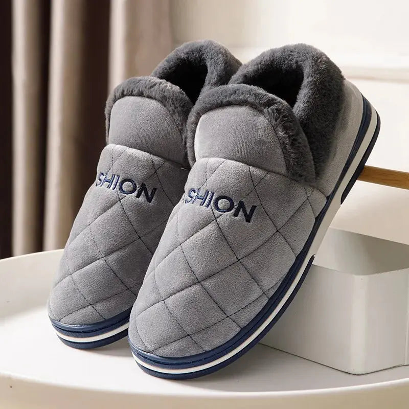 Caden - Cozy Men's Cotton Slippers With Extra Comfort For Home Relaxation 14
