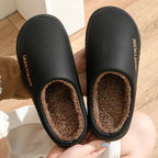 Caden - Waterproof Cotton Slippers With Thick Sole For Cozy Home Relaxation 2