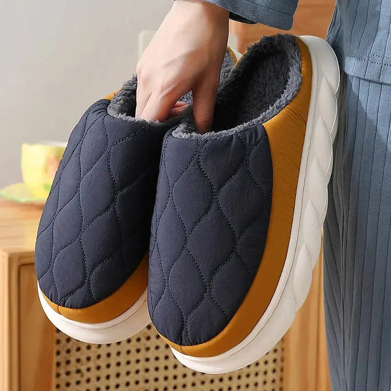 MunaWear  Slippers  Liam – Plush Waterproof Winter Slippers, Warmest Non-Slip Design for Men & Women