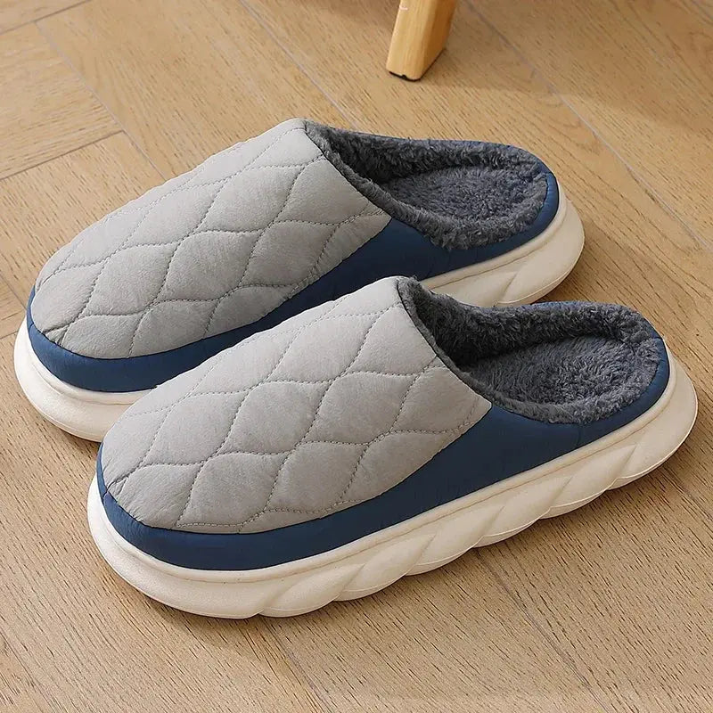MunaWear  Slippers  Liam – Plush Waterproof Winter Slippers, Warmest Non-Slip Design for Men & Women