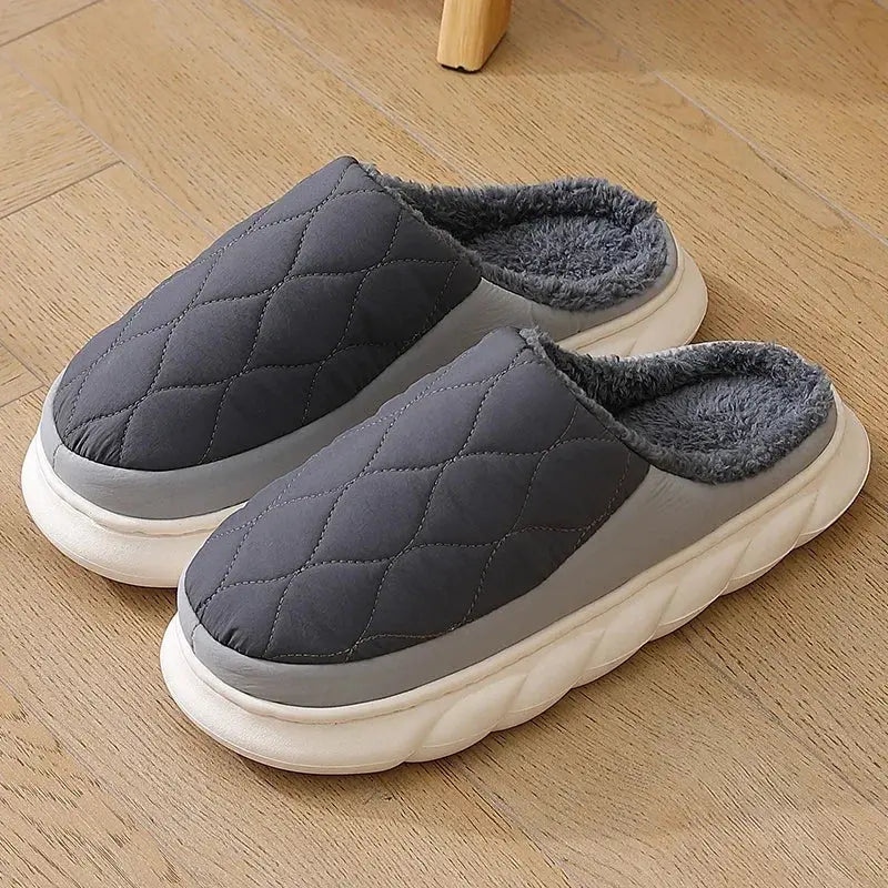 MunaWear  Slippers  Liam – Plush Waterproof Winter Slippers, Warmest Non-Slip Design for Men & Women