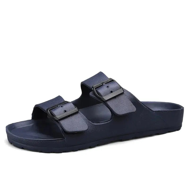 MunaWear  Slippers & Flip Flops  Liam - Lightweight Men's Slippers with Adjustable Fit and Anti-Slip Sole for Ultimate Comfort 