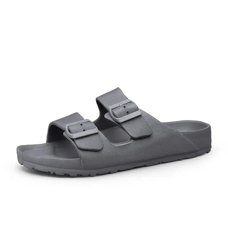 MunaWear  Slippers & Flip Flops  Liam - Lightweight Men's Slippers with Adjustable Fit and Anti-Slip Sole for Ultimate Comfort 