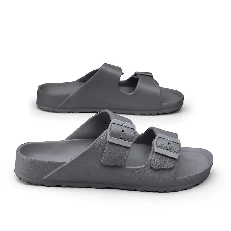 MunaWear  Slippers & Flip Flops  Liam - Lightweight Men's Slippers with Adjustable Fit and Anti-Slip Sole for Ultimate Comfort 