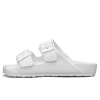 MunaWear  Slippers & Flip Flops  Liam - Lightweight Men's Slippers with Adjustable Fit and Anti-Slip Sole for Ultimate Comfort  White-37