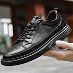 MunaWear - Sneakers - Caden - Minimalist Men's Sneakers With Tonal Stitching For Casual Outings - 