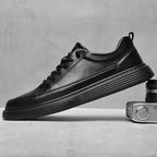 MunaWear - Sneakers - Caden - Minimalist Men's Sneakers With Tonal Stitching For Casual Outings - 