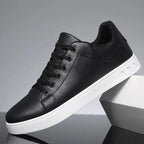 MunaWear - Sneakers - Caden - Modern Casual Sneakers With Breathable Upper For Everyday Comfort - Black / 48