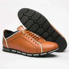 MunaWear - Sneakers - Caden - Stylish Men's Sneakers With Contrast Sole Design For Casual Outings - 