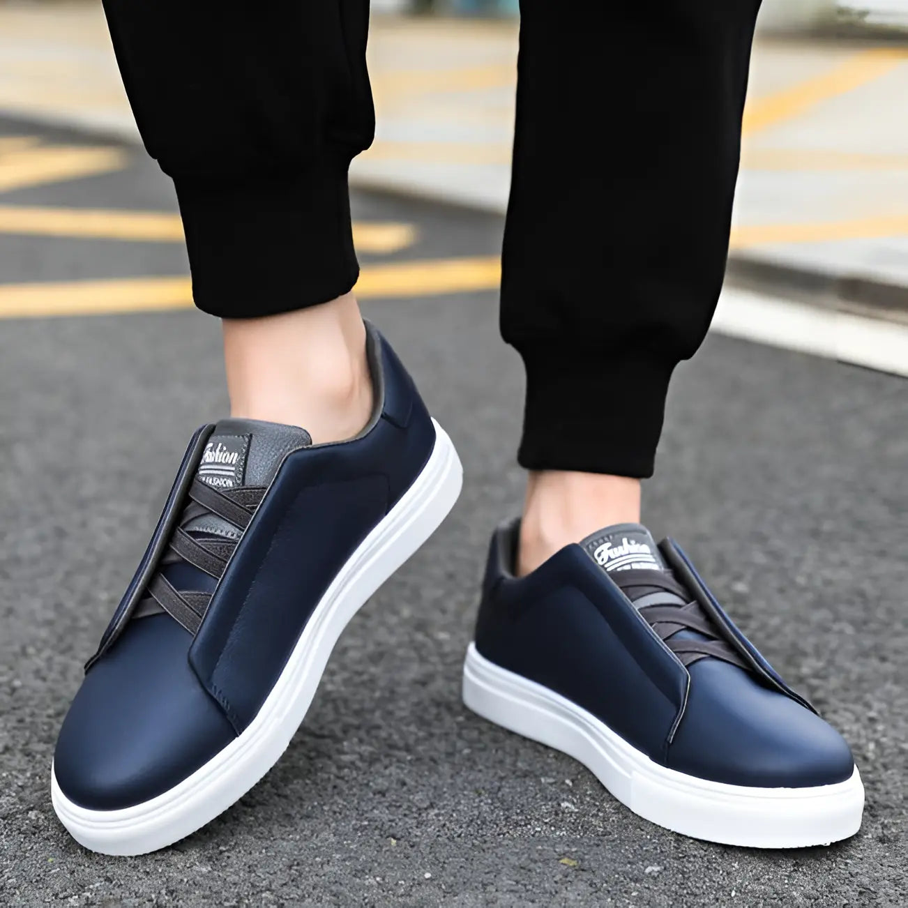MunaWear - Sneakers - Caden - Stylish Men's Sneakers With Elegant Design For Casual And Business-Casual Wear - 
