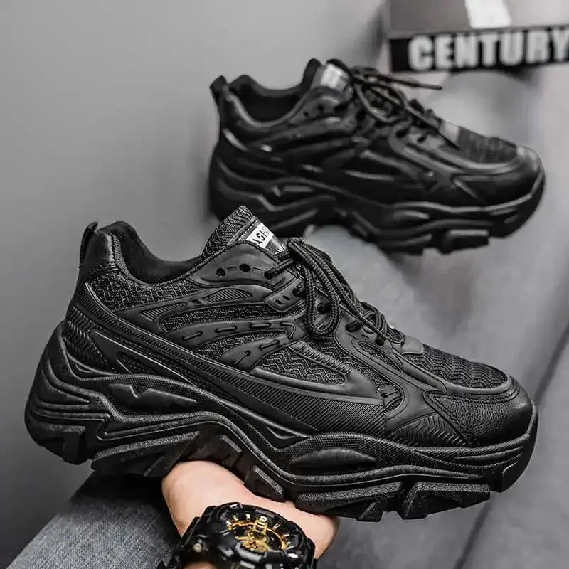 Caden – Stylish men's sneakers with breathable woven design for outdoor activities 3