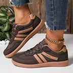 MunaWear - Sneakers - Liora - Supportive Women's Sneakers With Lightweight Design For Everyday Walking - Dark Brown / 42