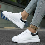 Liora - White Women's Sneakers With Minimalist Design For Everyday Wear 1