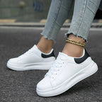 Liora - White Women's Sneakers With Minimalist Design For Everyday Wear 3