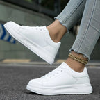 Liora - White Women's Sneakers With Minimalist Design For Everyday Wear 6