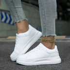 Liora - White Women's Sneakers With Minimalist Design For Everyday Wear 8