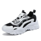 MunaWear  Sneakers  Mia – Women's White Sneakers with Thick Sole and Reflective Design for Casual Style