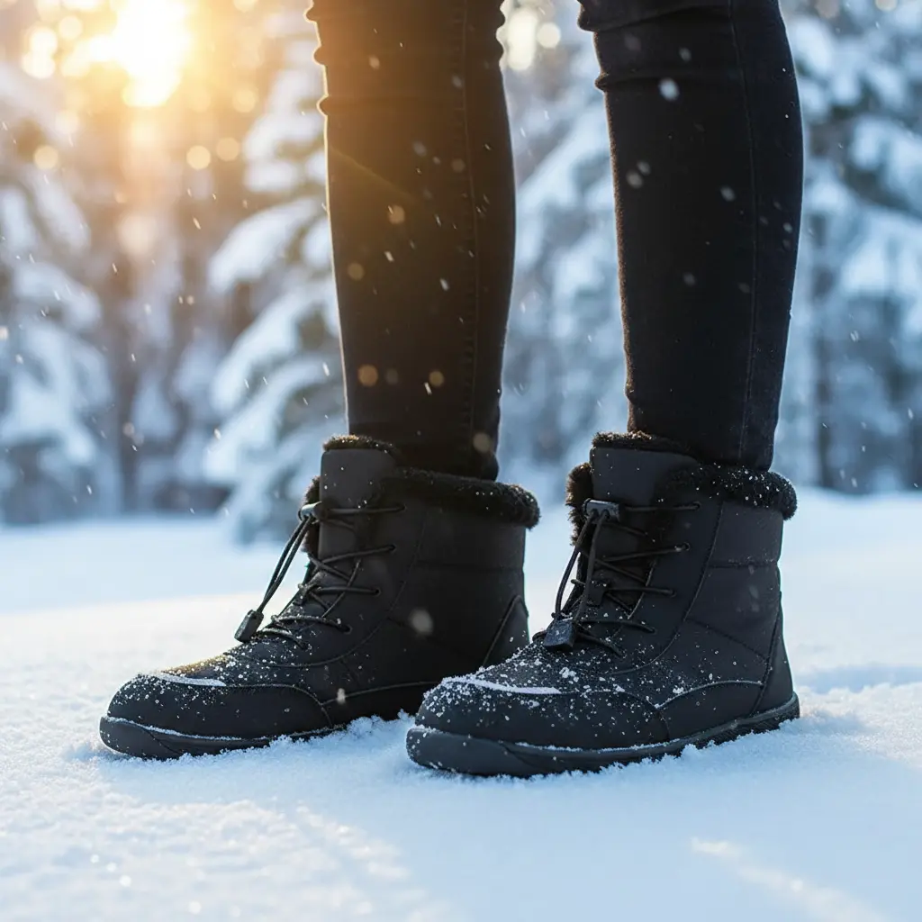 Nuve – Cozy Women's Snow Boots with Fur Lining for Outdoor Adventures- Black