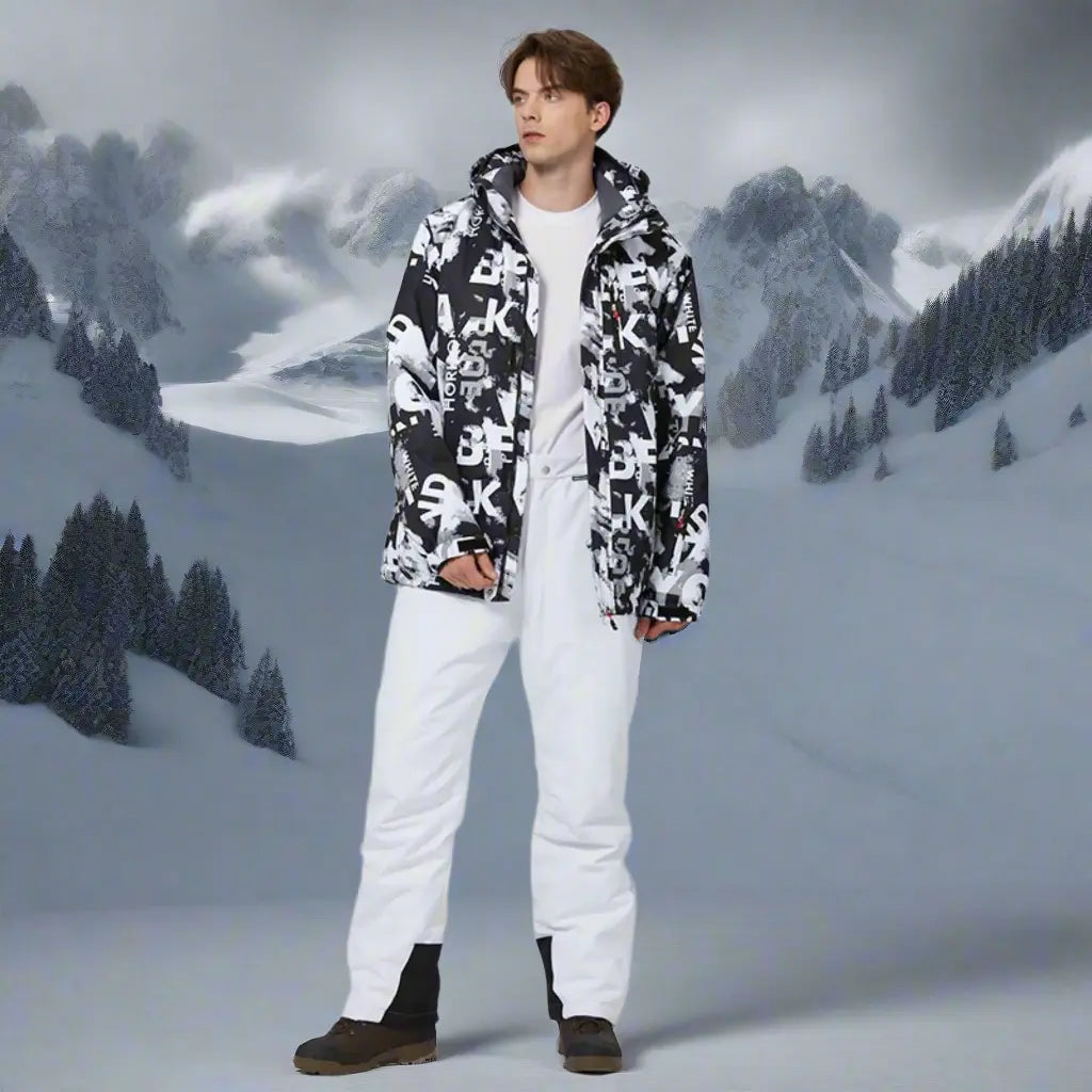 Glaciron – Insulated Men's Snowboarding Suit With Water-Resistant Fabric For Winter Sports