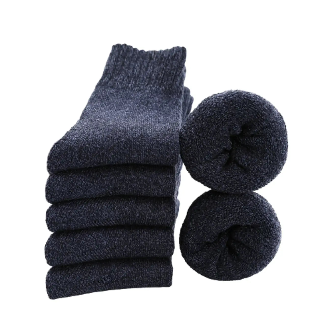 Matt – Premium Men's Thermal Wool Socks With Moisture-Wicking Comfort For Winter Hiking And Outdoor Activities- Set 9
