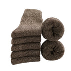 Matt – Premium Men's Thermal Wool Socks With Moisture-Wicking Comfort For Winter Hiking And Outdoor Activities- Set 8