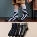 Matt – Premium Men's Thermal Wool Socks With Moisture-Wicking Comfort For Winter Hiking And Outdoor Activities- Set 4