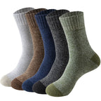 Matt – Premium Men's Thermal Wool Socks With Moisture-Wicking Comfort For Winter Hiking And Outdoor Activities- Set 2