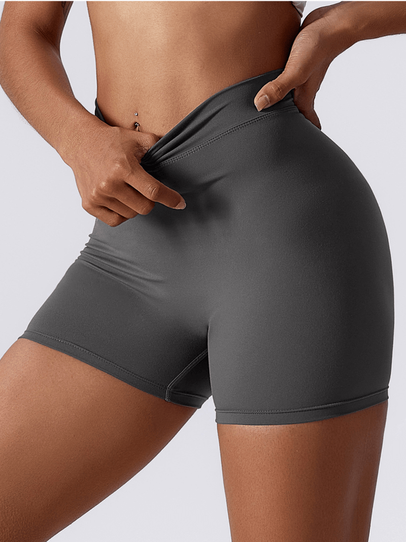 MunaWear Sophie - High-Waisted Comfort Sport Shorts For Active Women