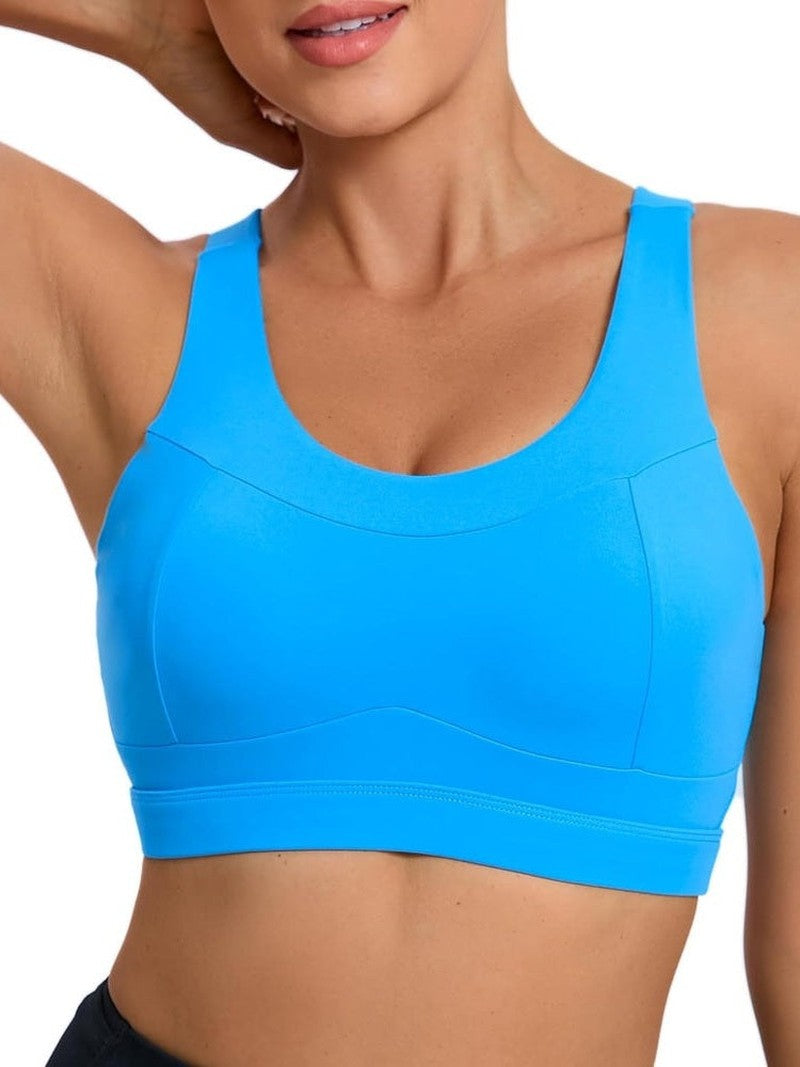 MunaWear Sportkleding ATHENA - Hoge Impact Dames Sport BH met Racerback en Push-up Effect