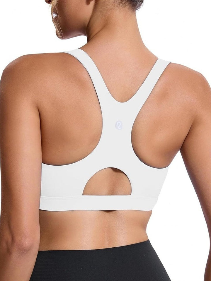 MunaWear Sportkleding ATHENA - Hoge Impact Dames Sport BH met Racerback en Push-up Effect